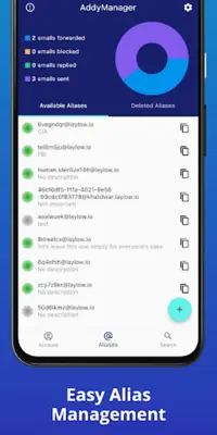 AddyManager AnonAddy Mobile android App screenshot 3