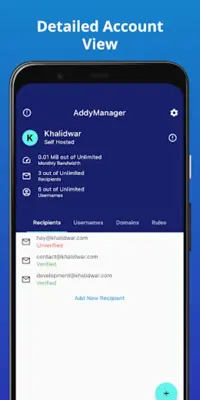 AddyManager AnonAddy Mobile android App screenshot 4